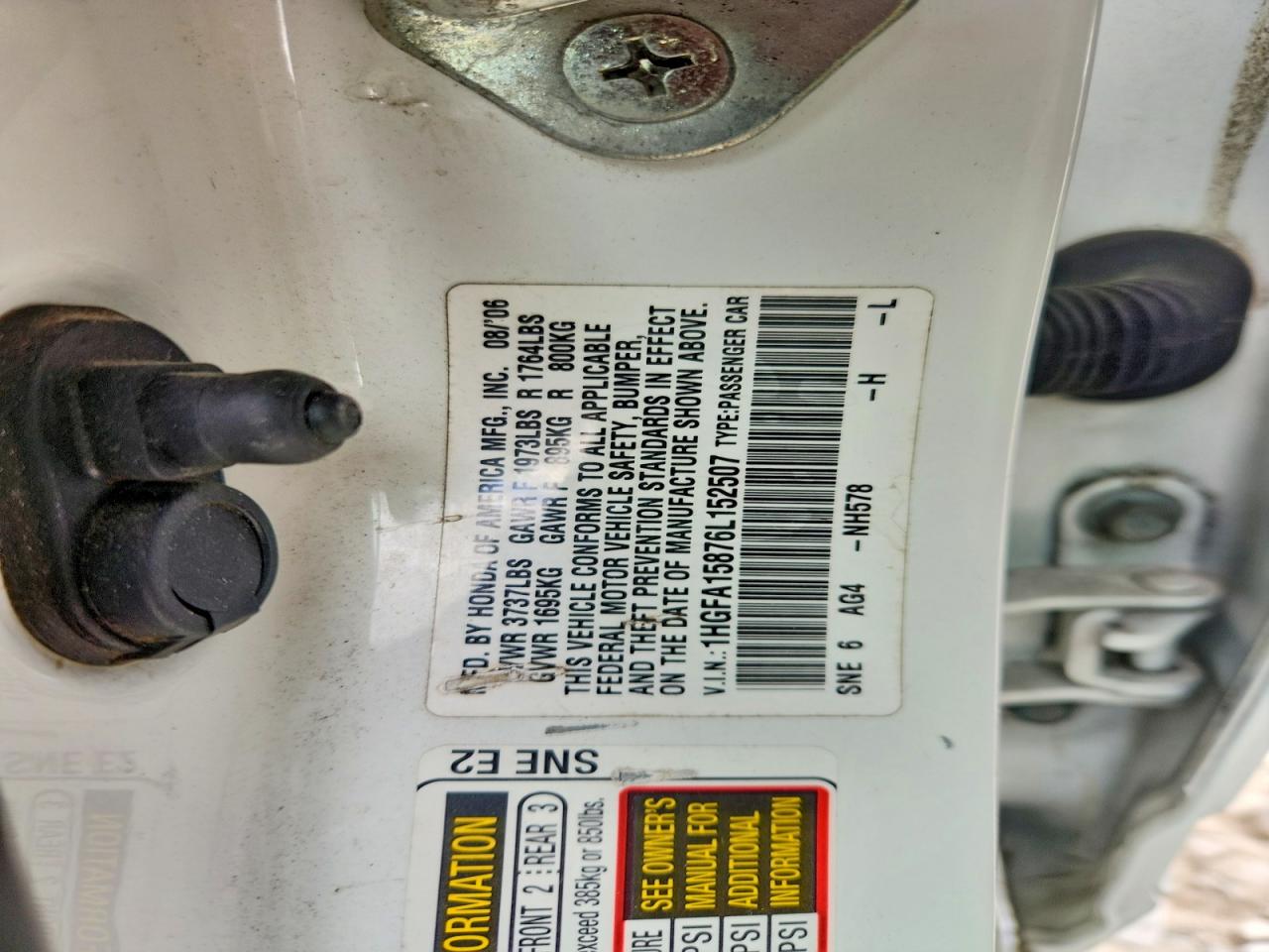 2006 HONDA CIVIC
