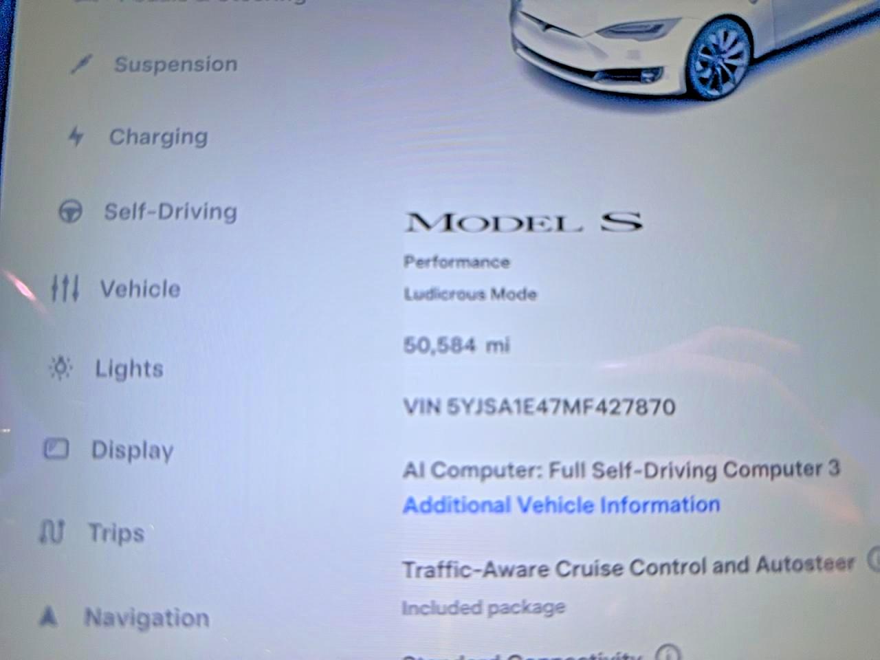 2021 TESLA MODEL S