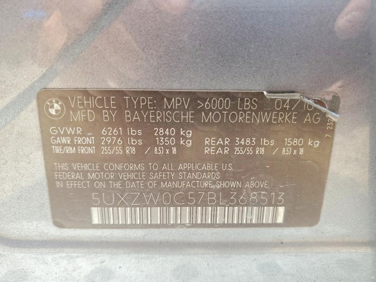 2011 BMW X5