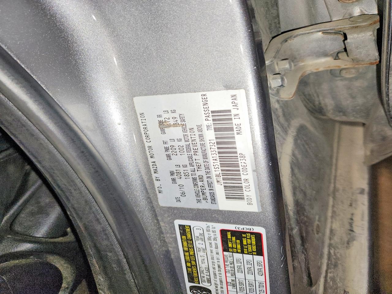 2010 MAZDA MAZDA3