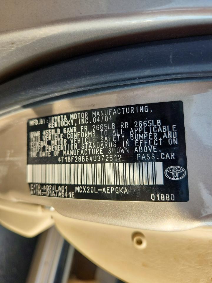 2004 TOYOTA AVALON
