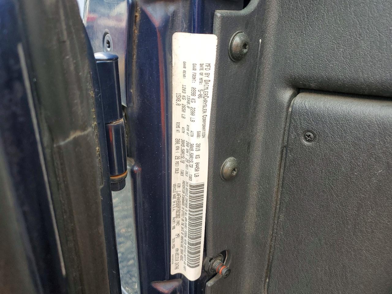 2006 JEEP WRANGLER
