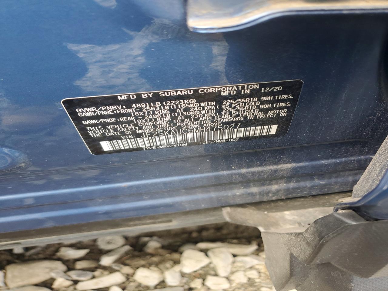 2021 SUBARU FORESTER