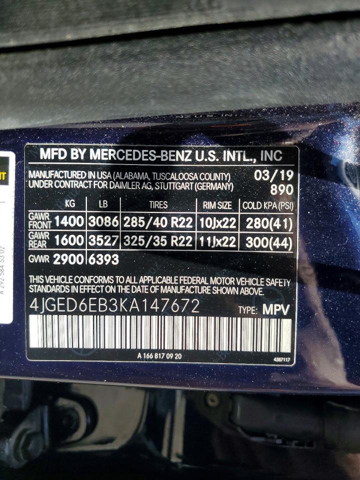 2019 MERCEDES-BENZ GLE-CLASS