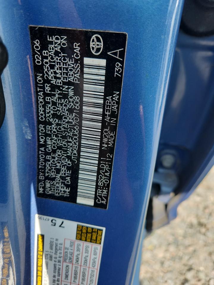 2006 TOYOTA PRIUS BASE