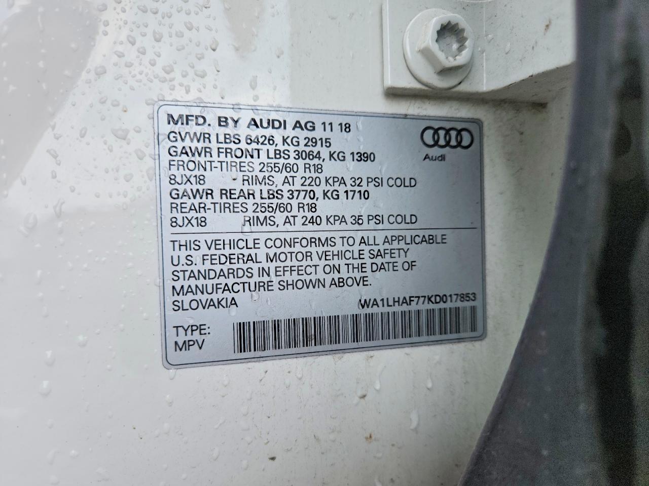 2019 AUDI Q7