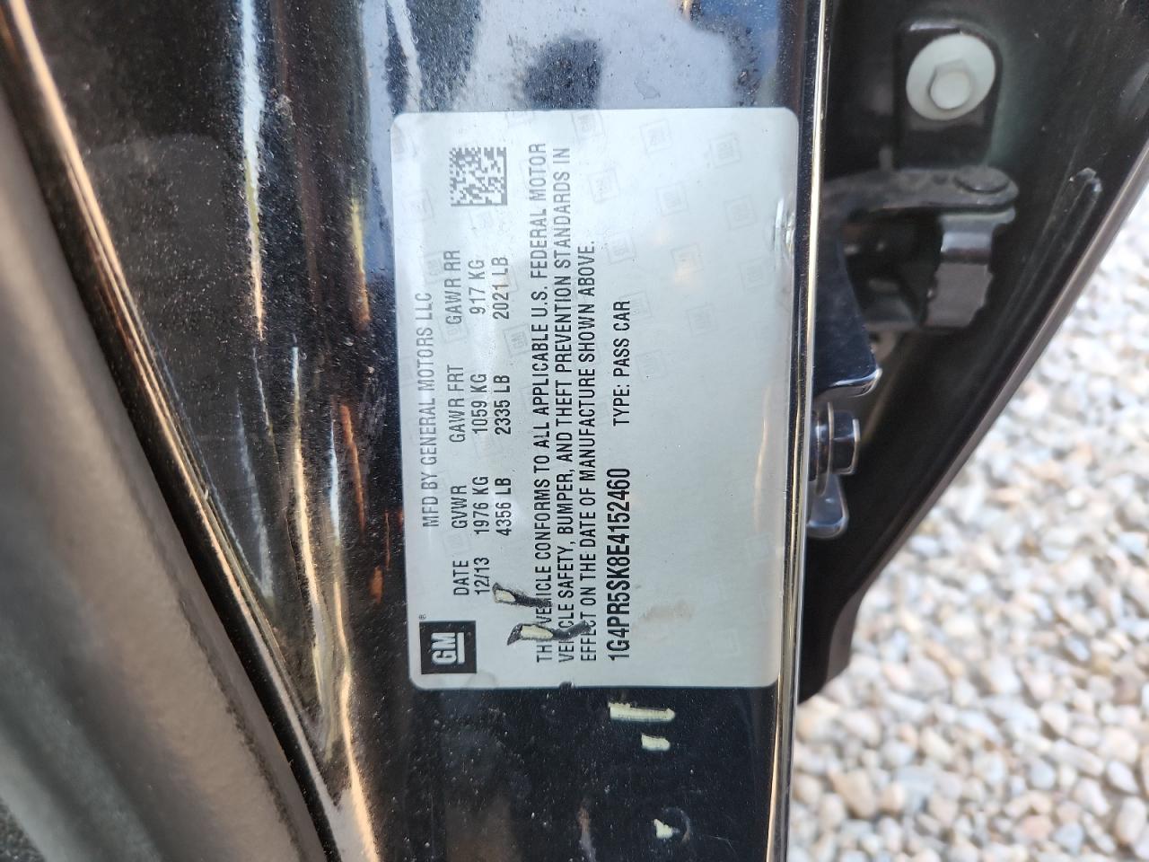 2014 BUICK VERANO