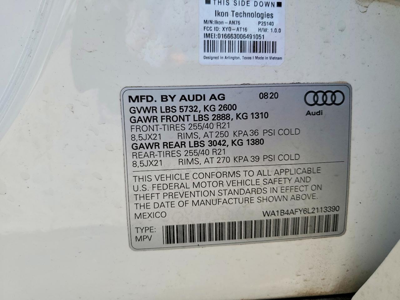 2020 AUDI SQ5