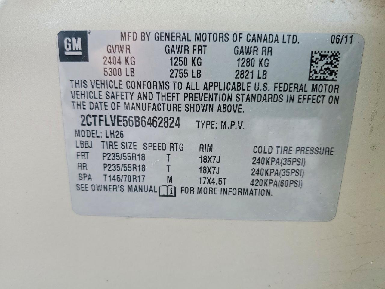 2011 GMC TERRAIN