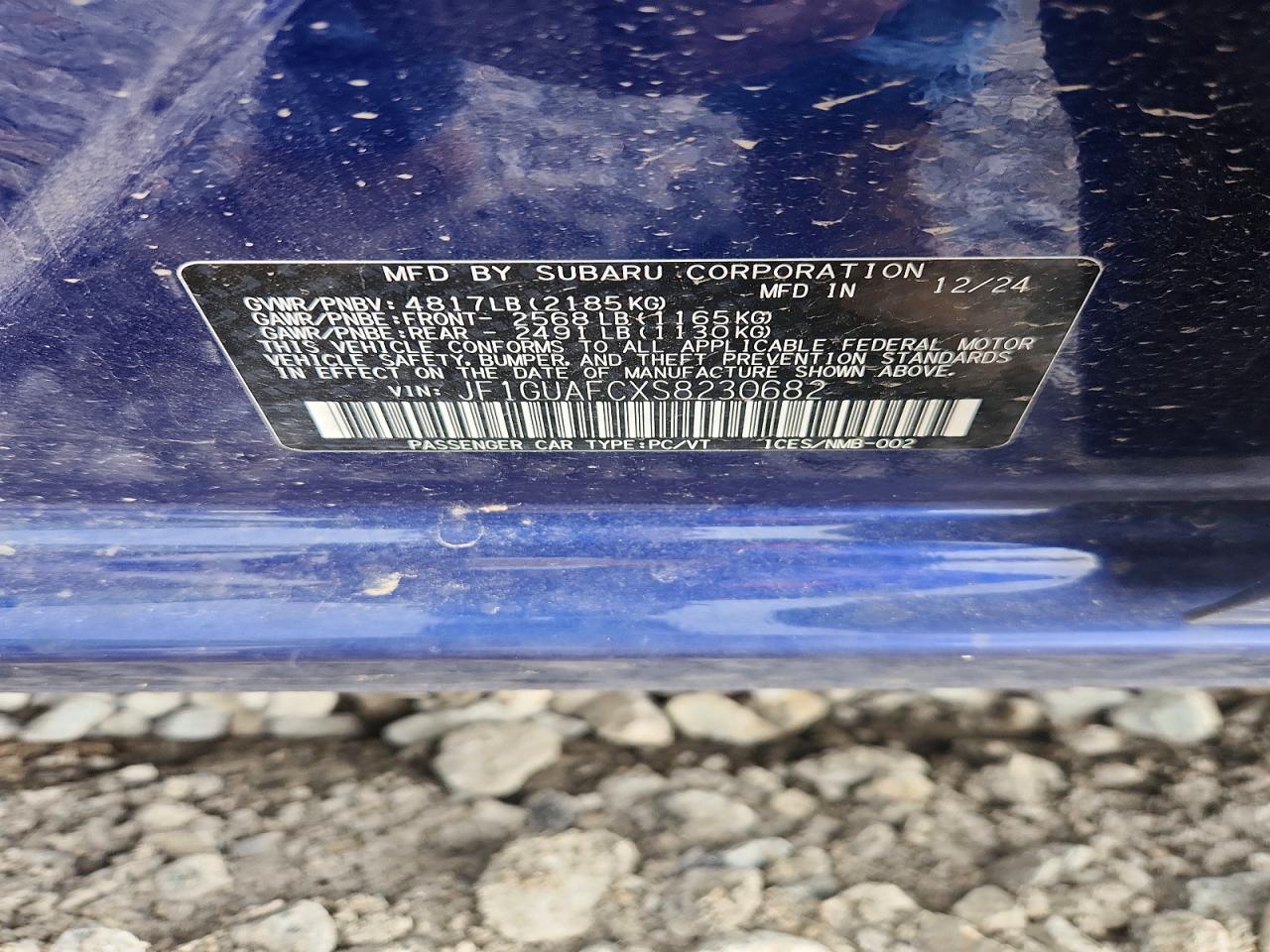 2025 SUBARU IMPREZA
