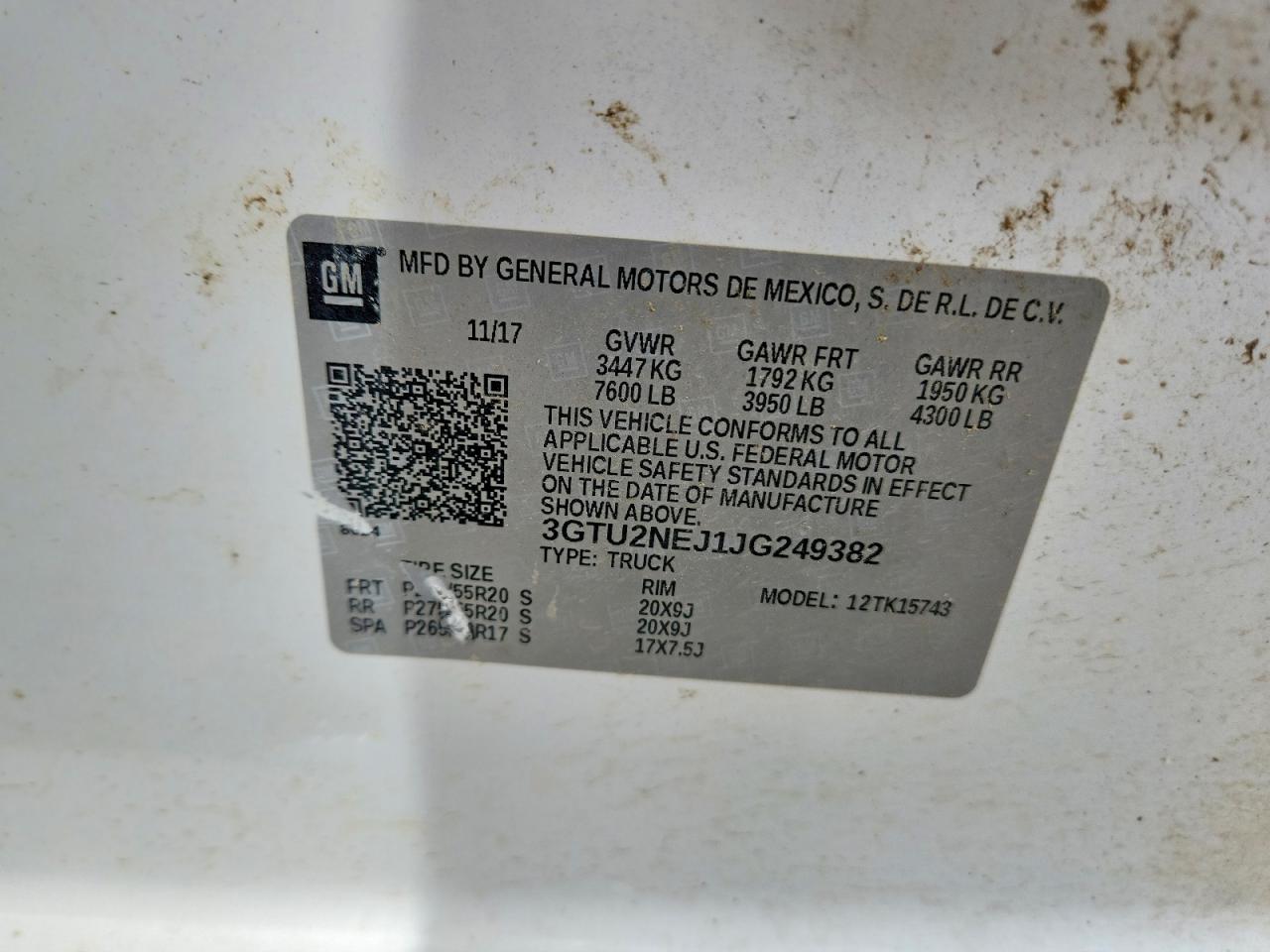 2018 GMC SIERRA