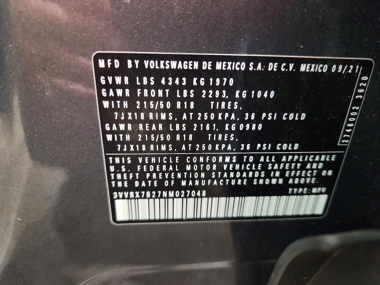 2022 VOLKSWAGEN ALL OTHER