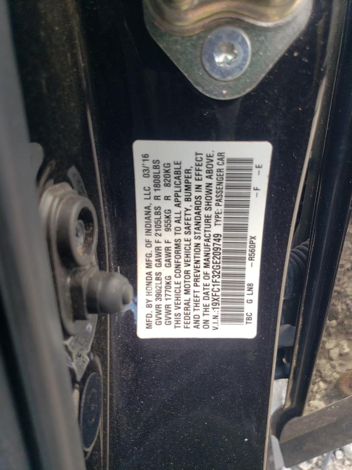 2016 HONDA CIVIC