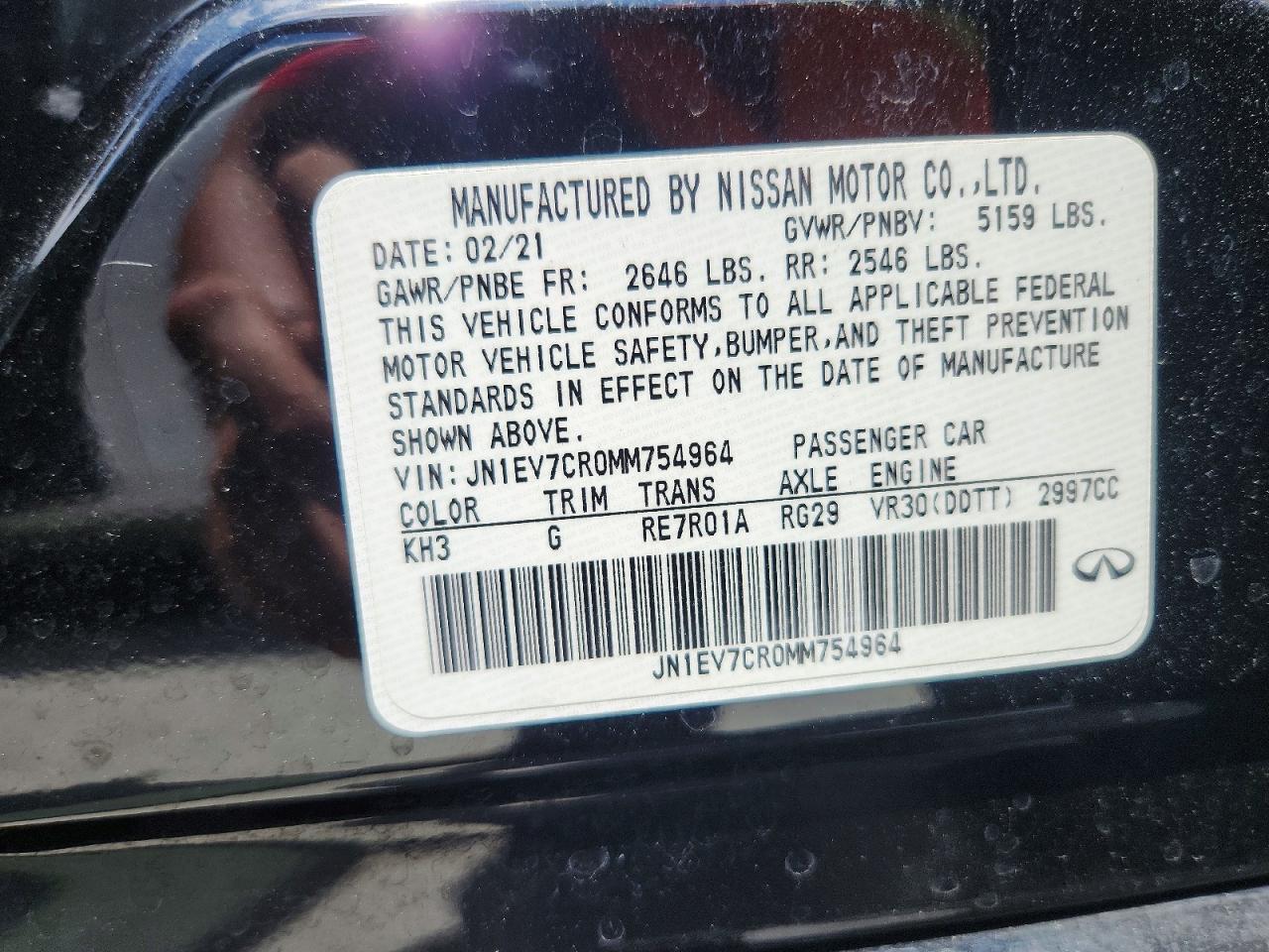 2021 INFINITI Q50