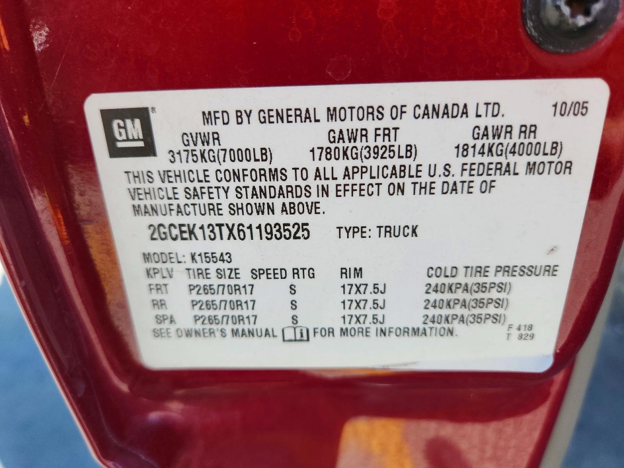2006 CHEVROLET ALL Models