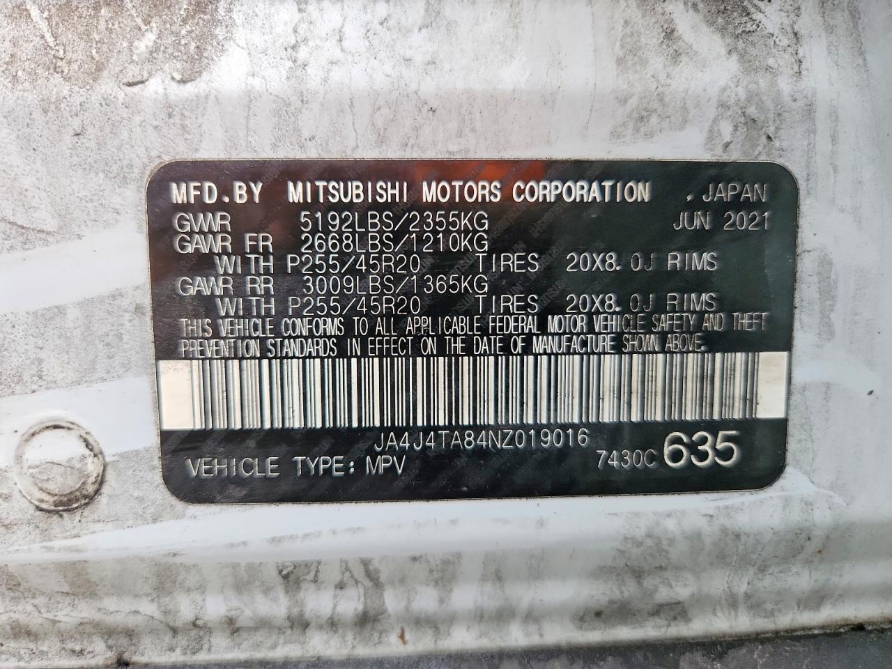 2022 MITSUBISHI OUTLANDER