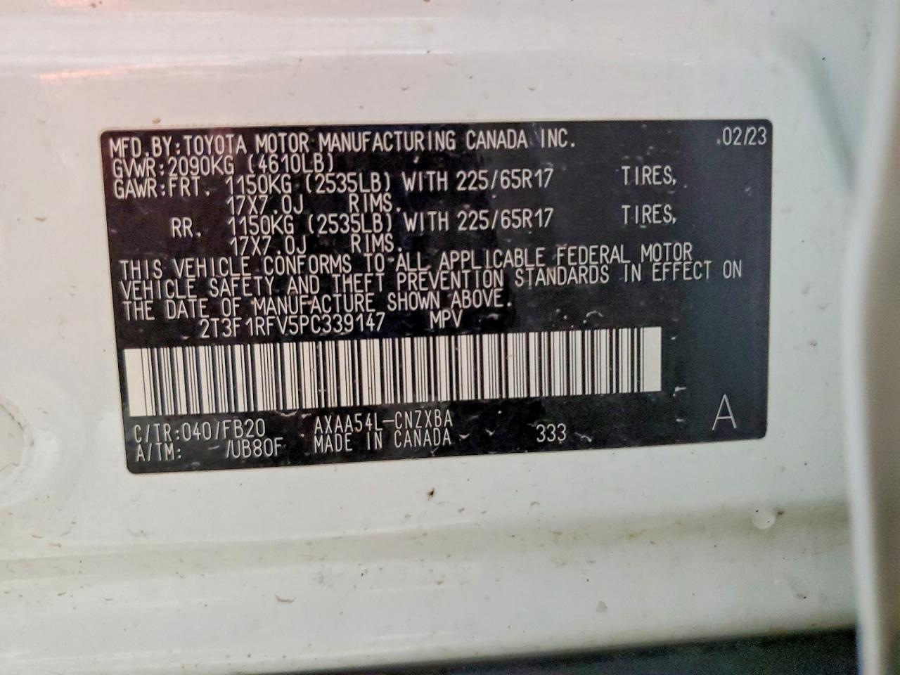 2023 TOYOTA RAV4