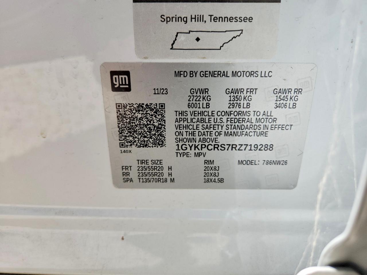 2024 CADILLAC XT6