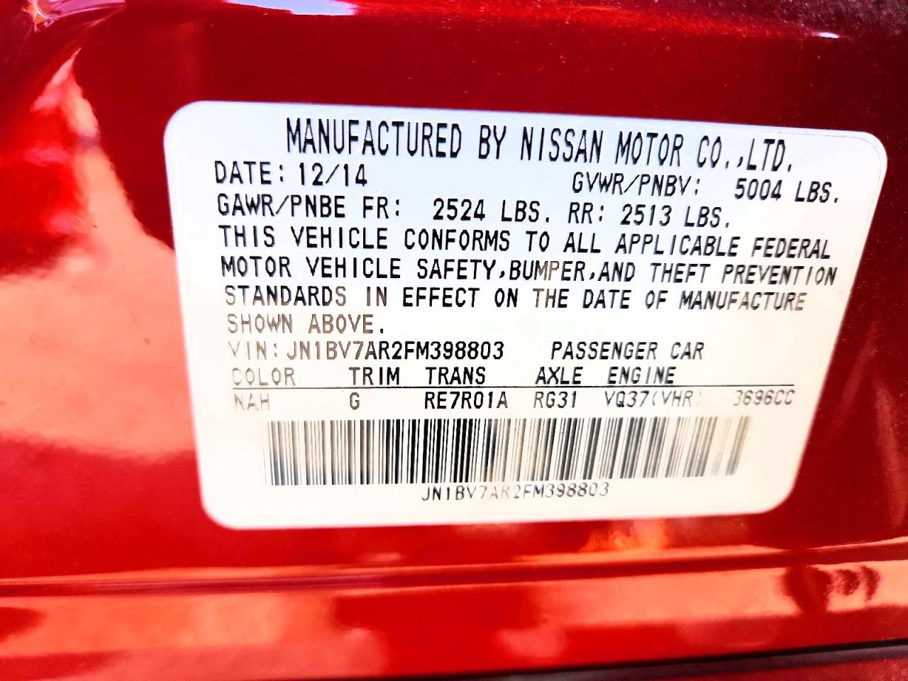 2015 INFINITI Q50
