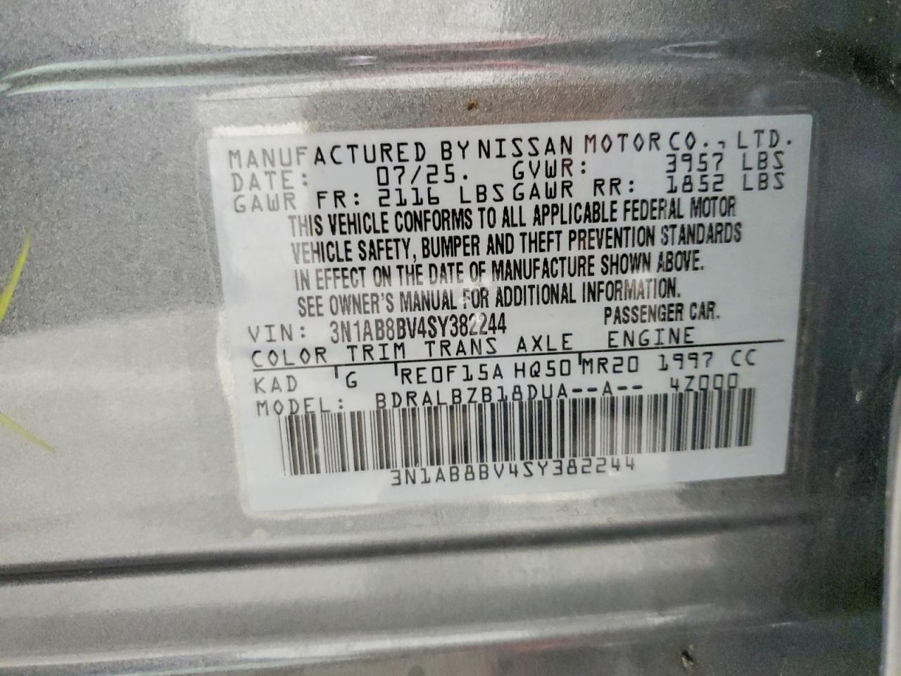 2025 NISSAN SENTRA