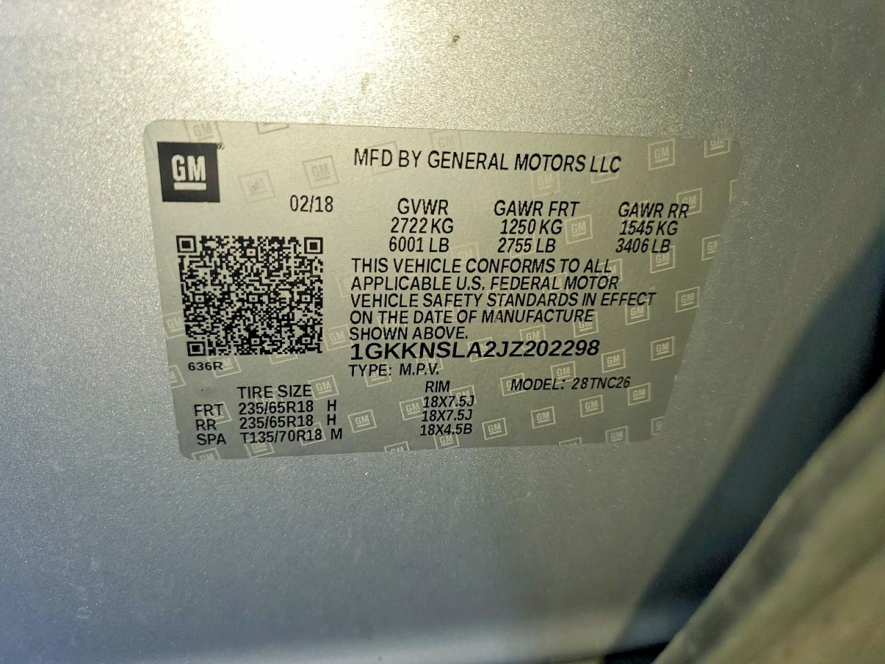 2018 GMC ACADIA