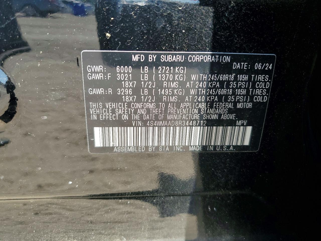 2024 SUBARU ASCENT