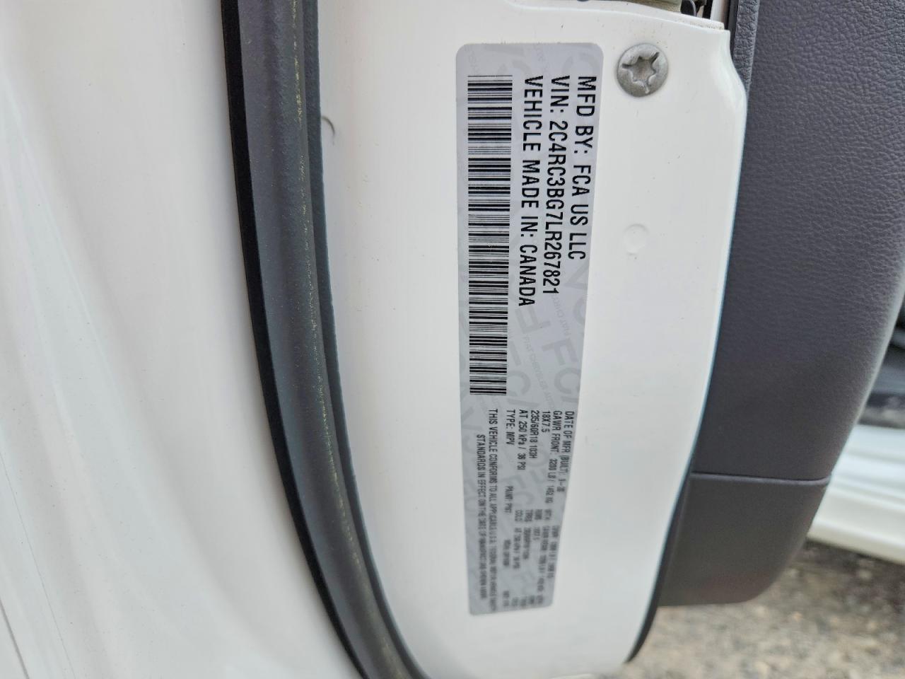 2020 CHRYSLER PACIFICA