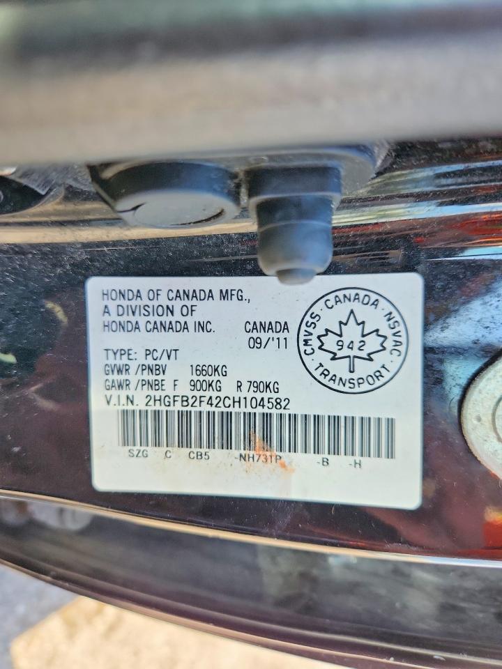 2012 HONDA CIVIC