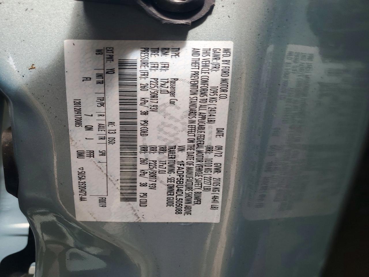 2013 FORD CMAX