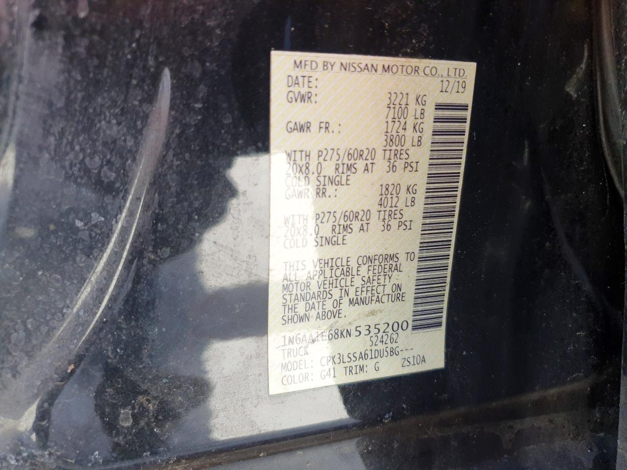 2019 NISSAN TITAN
