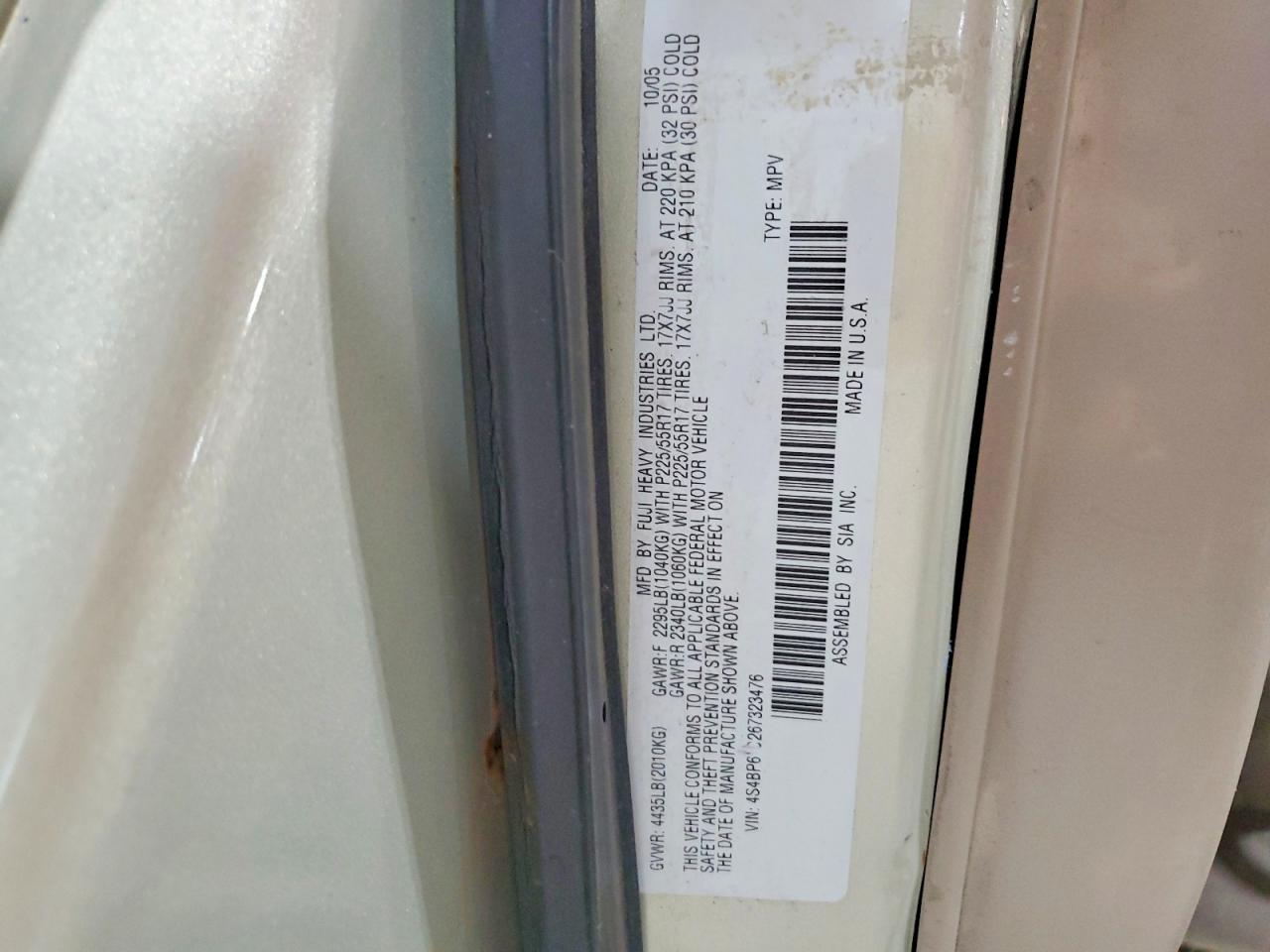 2006 SUBARU LEGACY
