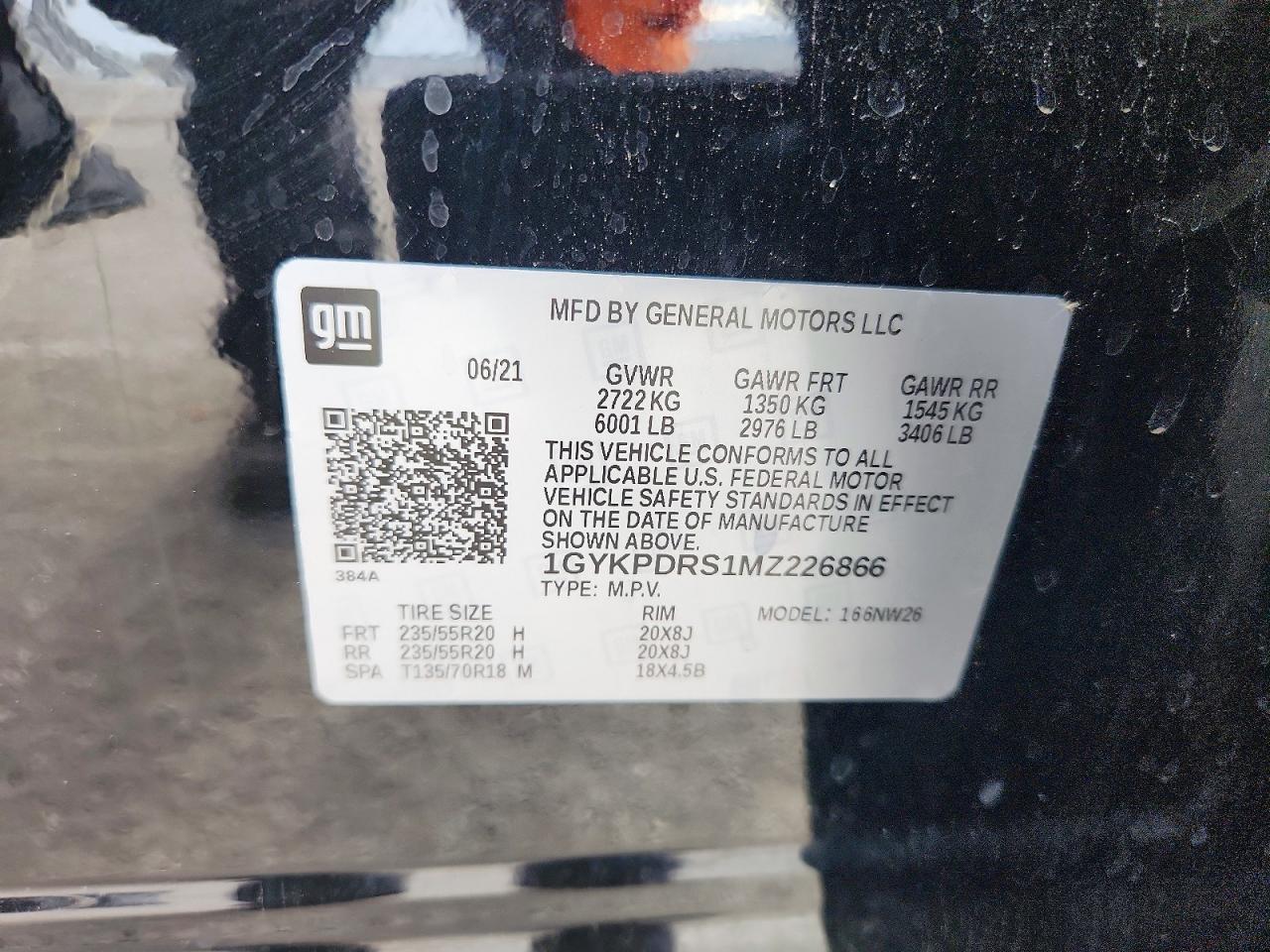 2021 CADILLAC XT6