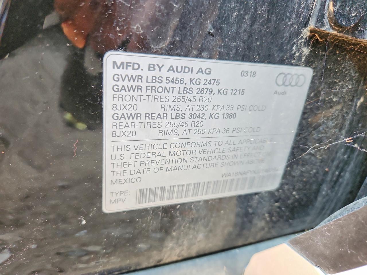 2018 AUDI Q5