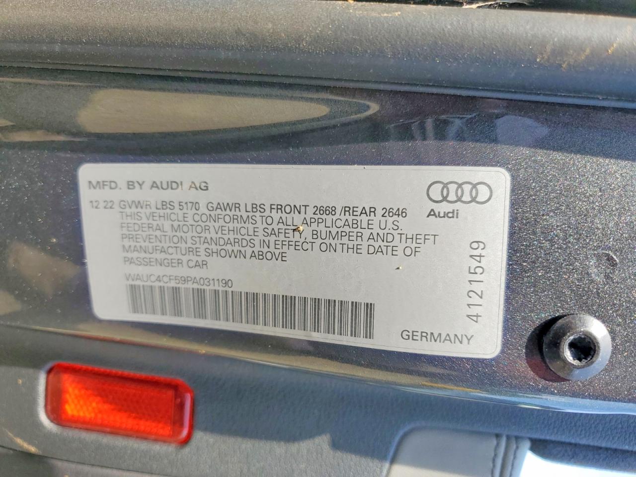 2023 AUDI S5/RS5