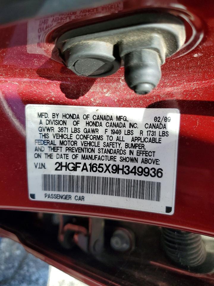 2009 HONDA CIVIC