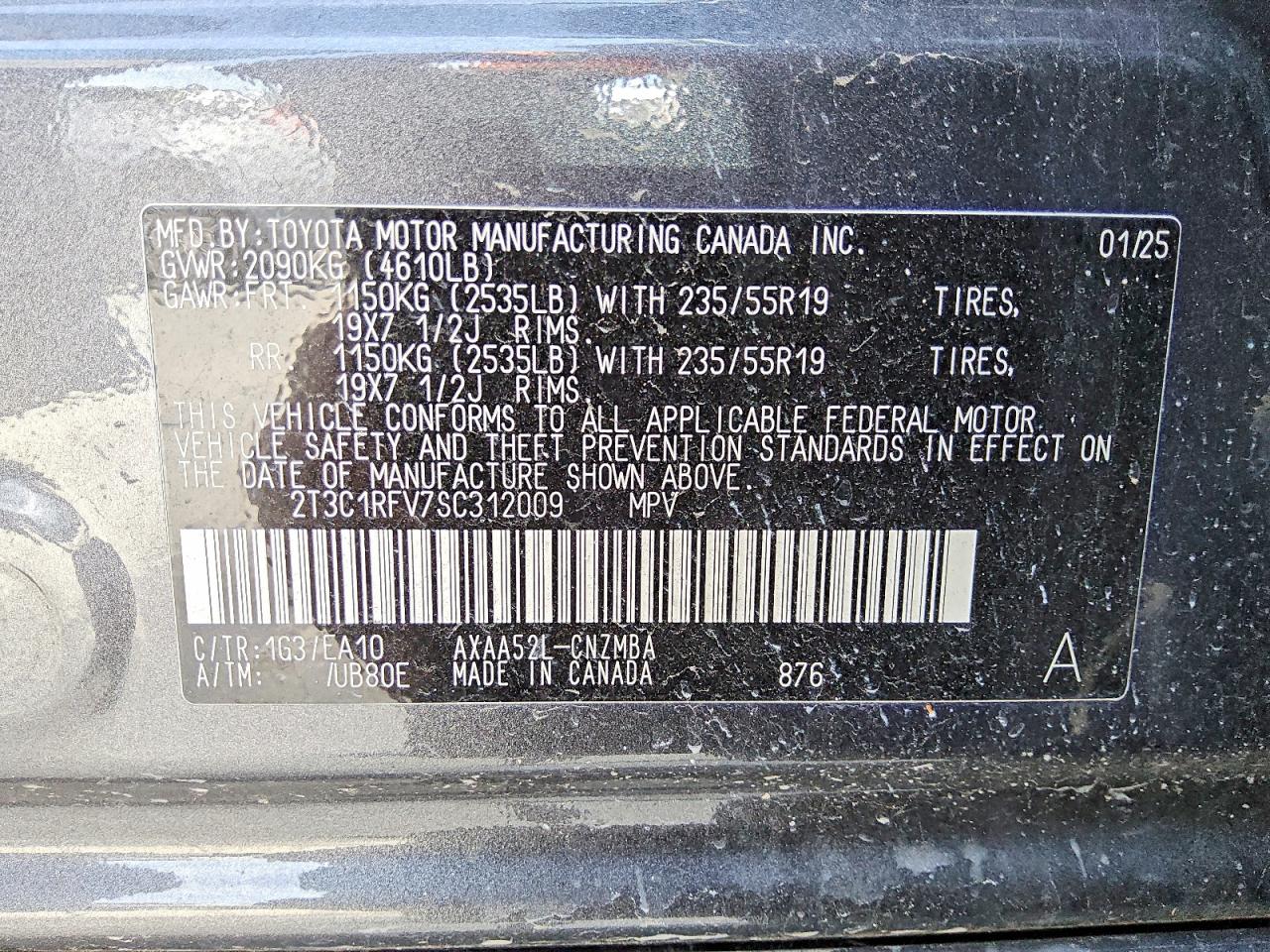 2025 TOYOTA RAV4