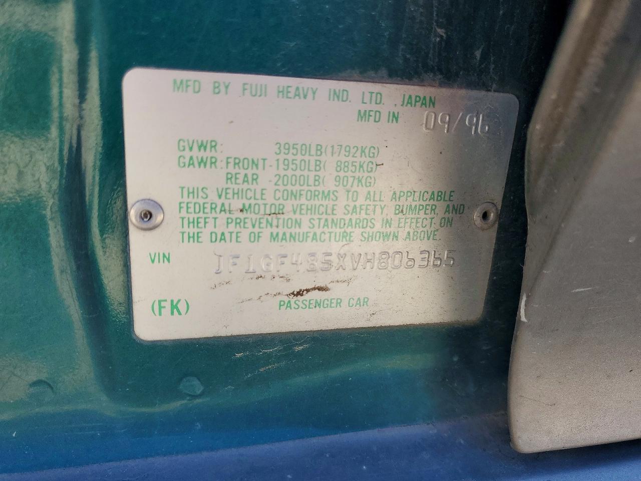 1997 SUBARU IMPREZA