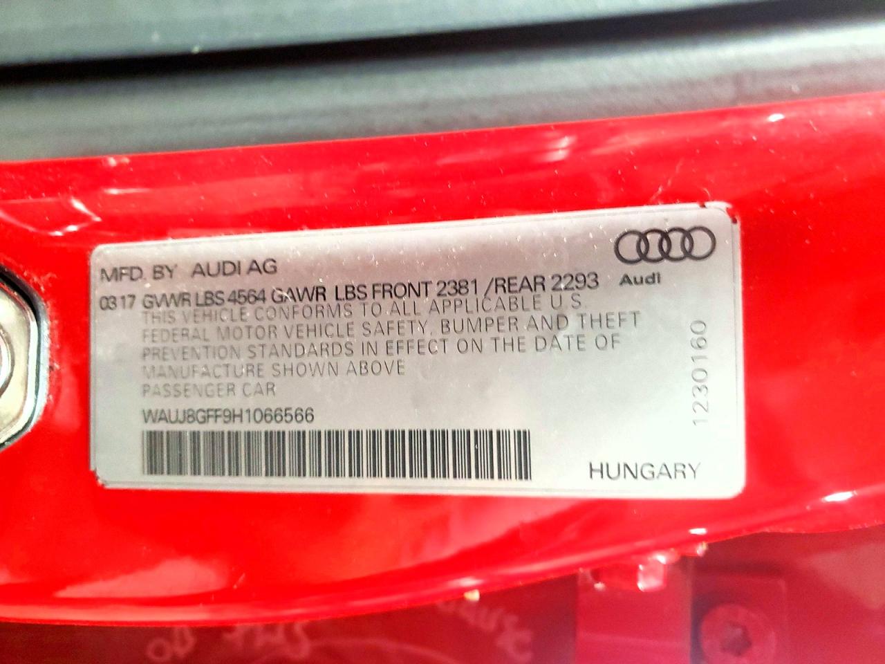 2017 AUDI A3