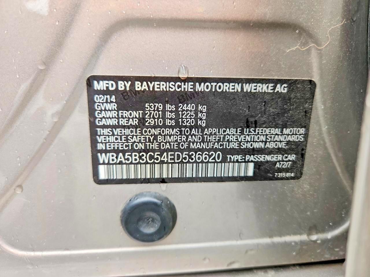 2014 BMW 5 SERIES