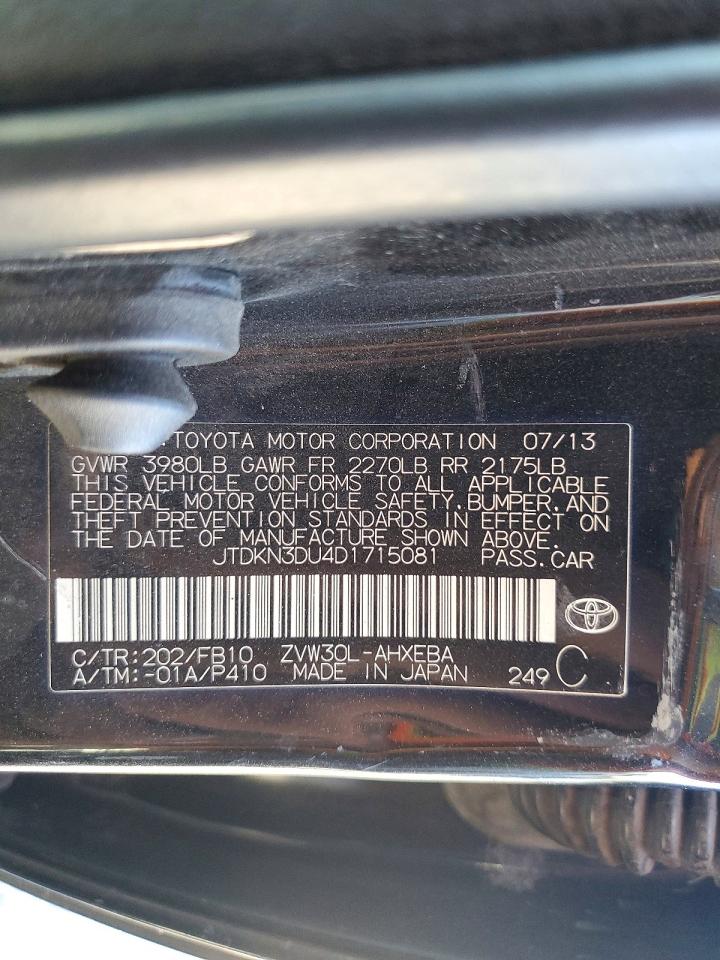 2013 TOYOTA PRIUS
