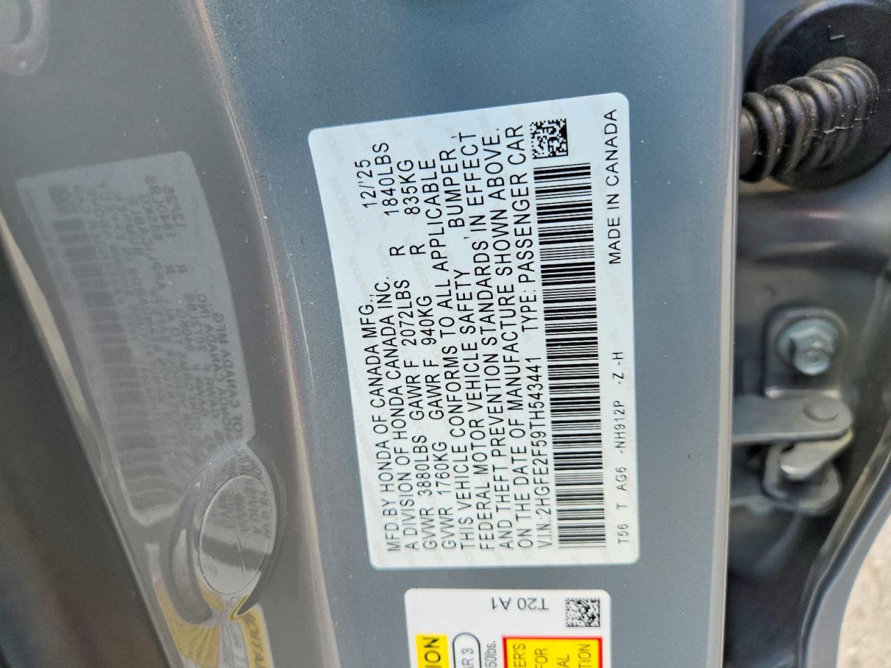 2026 HONDA CIVIC
