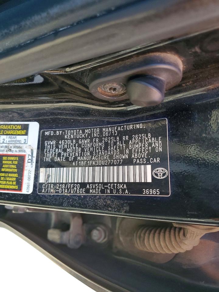 2013 TOYOTA CAMRY