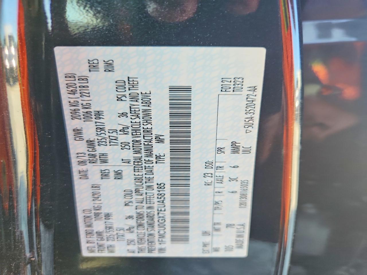 2014 FORD ESCAPE