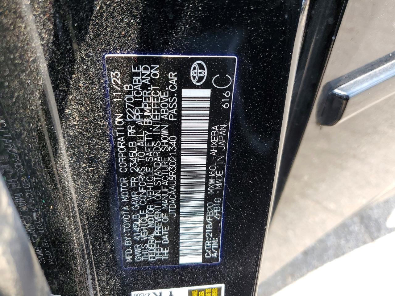 2024 TOYOTA PRIUS