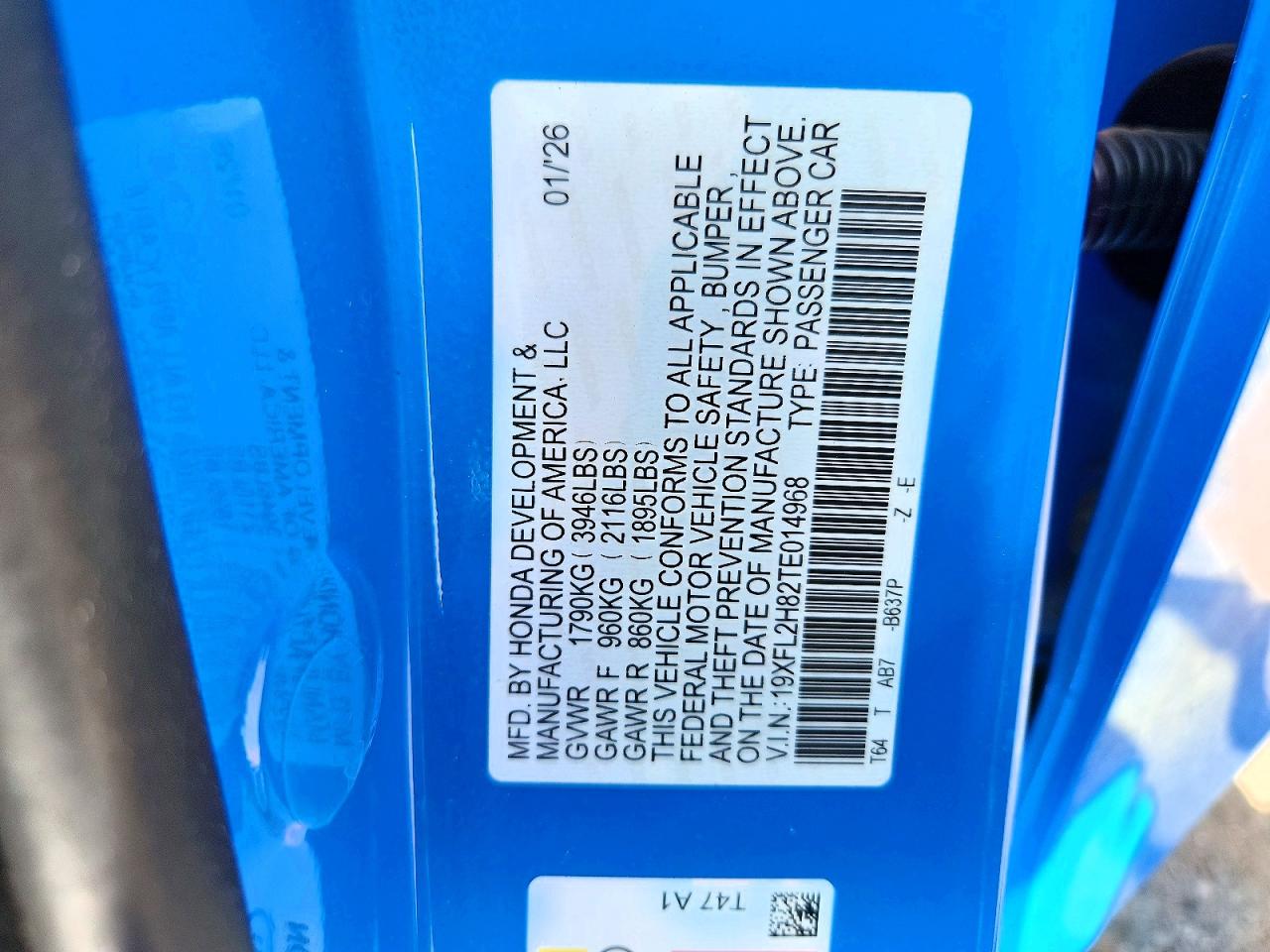 2026 HONDA CIVIC