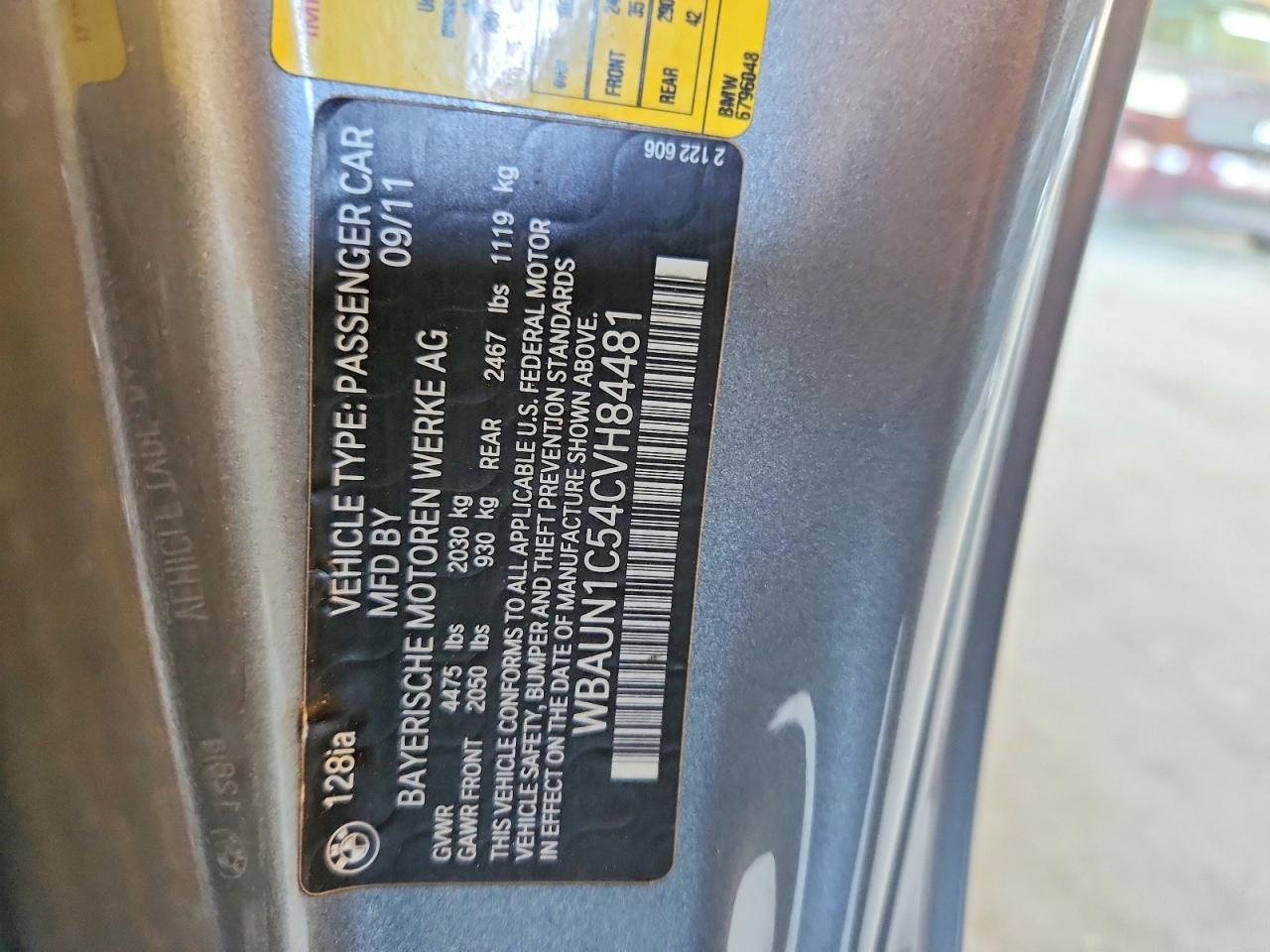 2012 BMW 1 SERIES