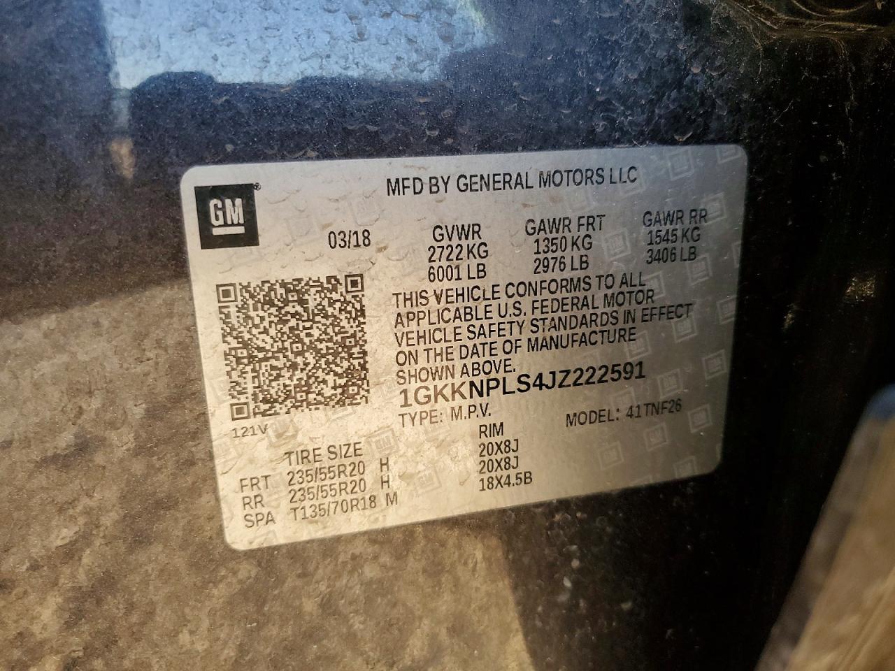 2018 GMC ACADIA DEN