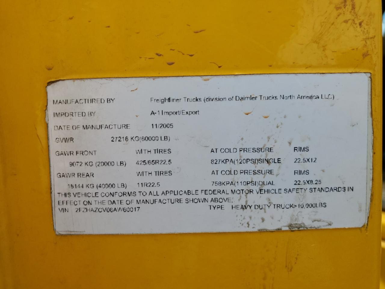 2006 STERLING ALL Models