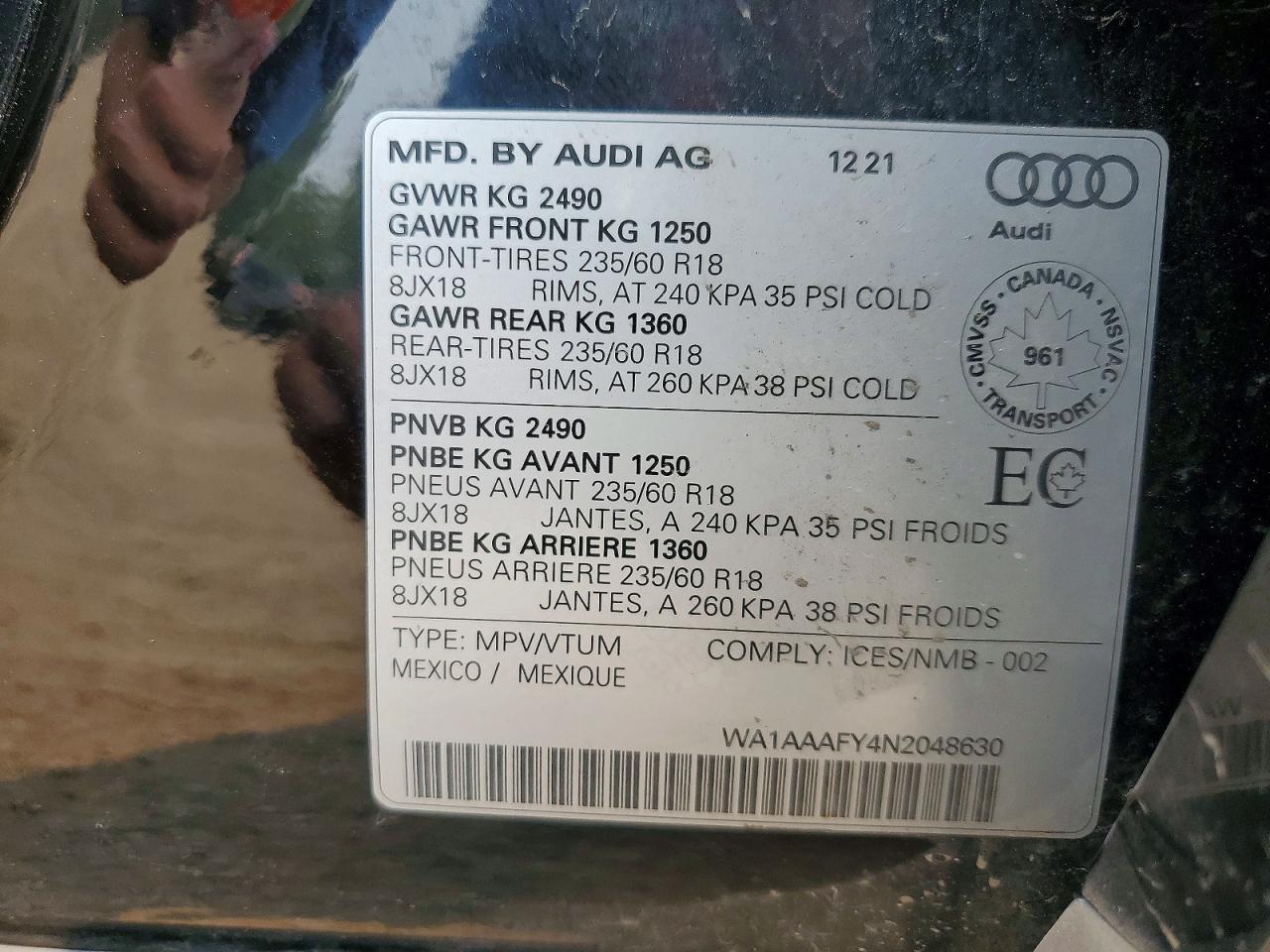 2022 AUDI Q5