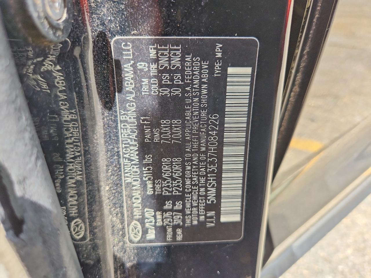 2007 HYUNDAI SANTA FE